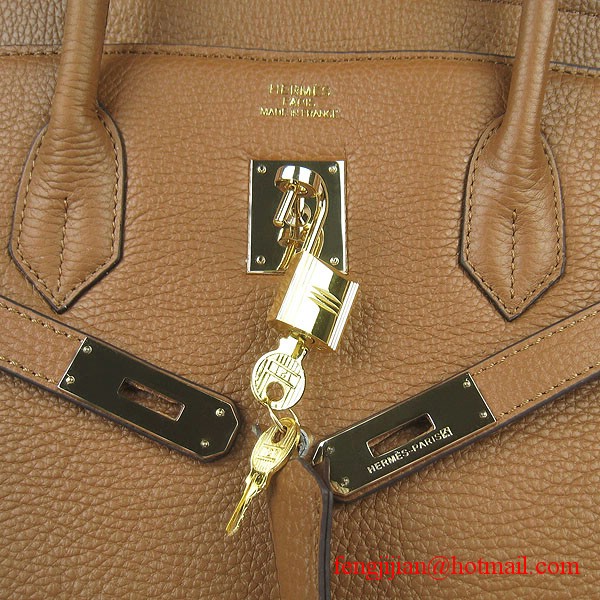 Hermes Birkin 40cm Togo Bag Light Coffee 6099